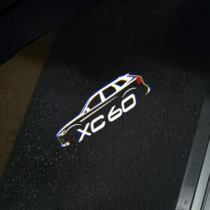 uunonaha XC90 XC60 Car Door Lights Logo Ghost Shadow Welcome Puddle Projection Light Compatible for XC90 XC60 Accessories (XC60-1) - Image 2
